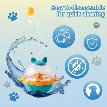 Guardians Tumbler Pet Toy Cat Leaky Food Toy Interactive Dog Cat Toy Food Treat Dispensing Toys, Slow Feeder Treat Ball For Pets Increases IQ Interests In Play