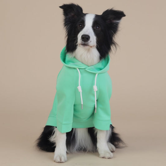 NNEDSZ 7XL Green Cute Dog Hoodie with Adjustable Drawstring - Available in Various Sizes