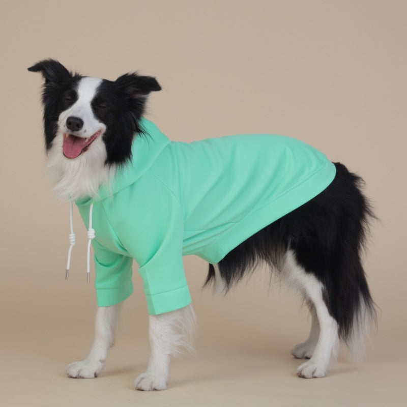 NNEDSZ 7XL Green Cute Dog Hoodie with Adjustable Drawstring - Available in Various Sizes