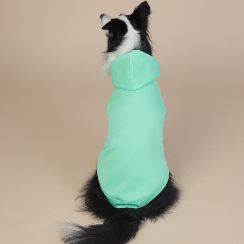 NNEDSZ 7XL Green Cute Dog Hoodie with Adjustable Drawstring - Available in Various Sizes